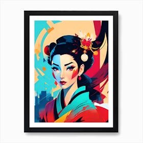 Geisha 83 Art Print