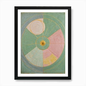 Pastel Abstract Circle Art Print