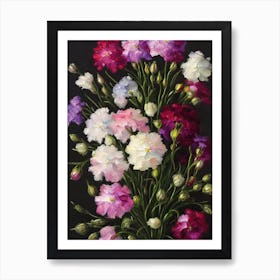 Lisianthus Still Life Oil Painting Flower Art Print