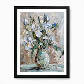 A World Of Flowers Iris 4 Painting Art Print