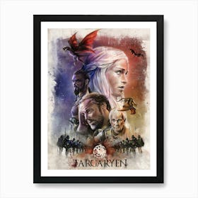 Game of thrones 1 1 Art Print