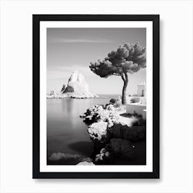 Ibiza Spain Black And White Analogue Photography 3 Art Print