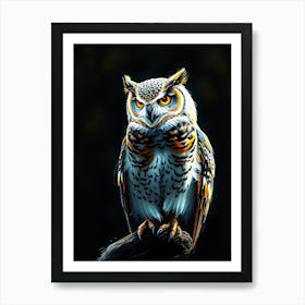 Wild Animal Creative Portrait 127 Art Print