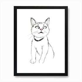 A Kitten's Dream Art Print