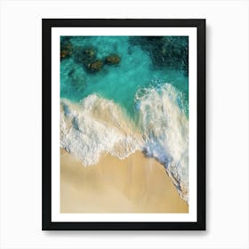 Beach - Beach Stock Videos & Royalty-Free Footage 11 Art Print