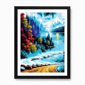 Landscape Painting 31 Art Print