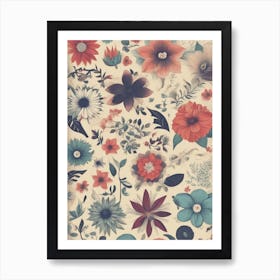 Flower Art1 Art Print