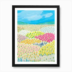 Field Of Flowers Art Print