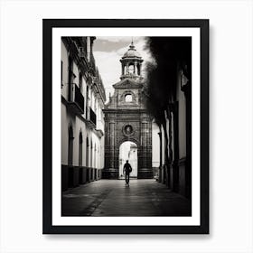 Cordoba, Spain, Black And White Analogue Photography 1 Art Print