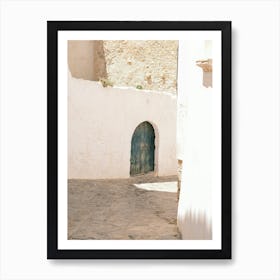Old Blue Door in Eivissa // Ibiza Travel Photography Art Print