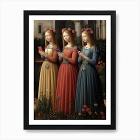 Antique Influencers Art Print
