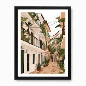 Street In Spain 3 Art Print