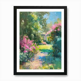  Floral Garden English Oasis 4 Art Print