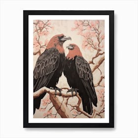 Art Nouveau Birds Poster Vulture 2 Art Print