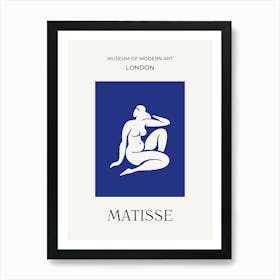 Matisse Blue Woman Art Print