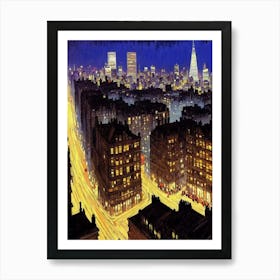 London At Night Art Print