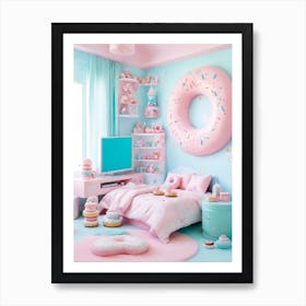 Donut Bedroom Art Print