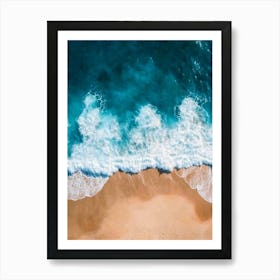 Aerial View Of A Beach 116 Art Print