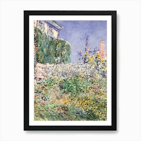 Thaxter S Garden, Frederick Childe Hassam Art Print