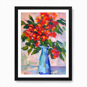 Laurel  Matisse Style Flower Art Print