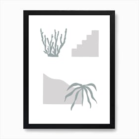 Desert Vibes Abstract Vi Art Print