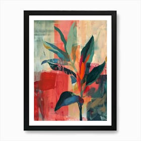 Abstract Of A Plant Art Print