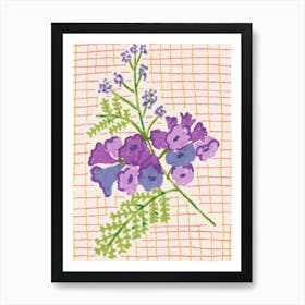 Jacaranda Flowers Art Print