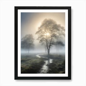 Misty Morning 6 Art Print