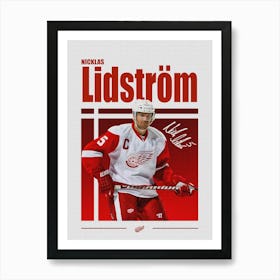 Nicklas Lidström Art Print