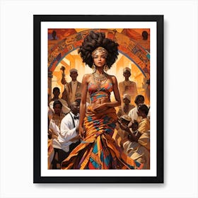 African American Woman Art Print