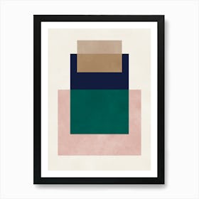 Modern geometry 9 Art Print