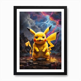 Pikachu 5 Art Print