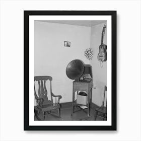 Corner Of Living Room In Magney Monger S Farm House, Ellisville Township, Williams County, North Art Print