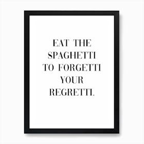 Spaghetti Art Print