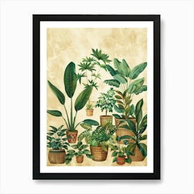 Potted Plants 5 Art Print