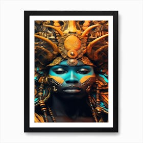 Queen Of It - Egyptian Woman Art Print