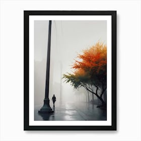 Foggy Morning Art Print