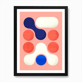 Shapes  Modern Geometry No2 Art Print