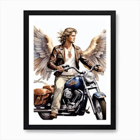 Dream Angel Ride Art Print