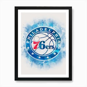 Philadelphia 76ers 3 Art Print