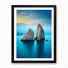 Rock Formations In The Sea 1 Art Print