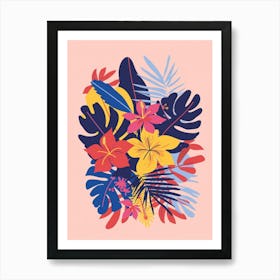 Tropical Flowers 8 Art Print