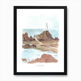 Jersey British Isles Art Print