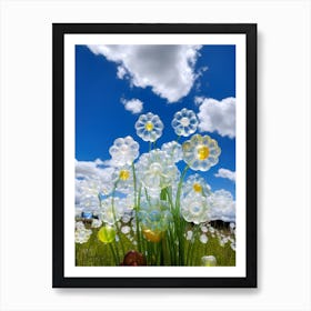 Glass Flowers Art Print