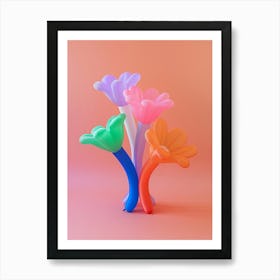 Dreamy Inflatable Flowers Cineraria 3 Art Print