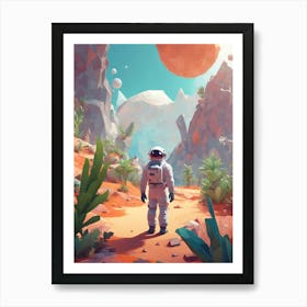 Space Traveler Art Print