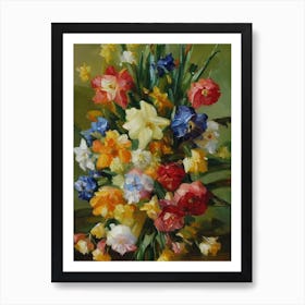 Daffodils Painting 4 Flower Art Print