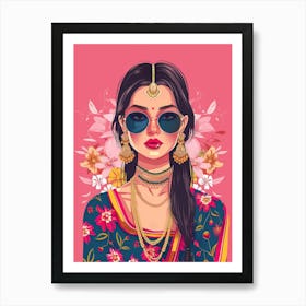 Indian Woman Art Print