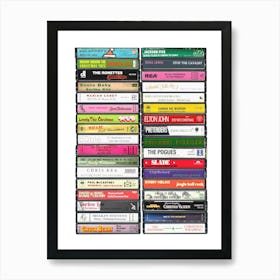 Christmas Classics - Cassette Print Art Print