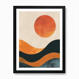 Sunset In The Sky 3 Art Print